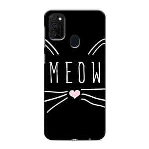 Бампер с изображением Котиков для Самсунг Галакси М21 (КОТИК MEOW)