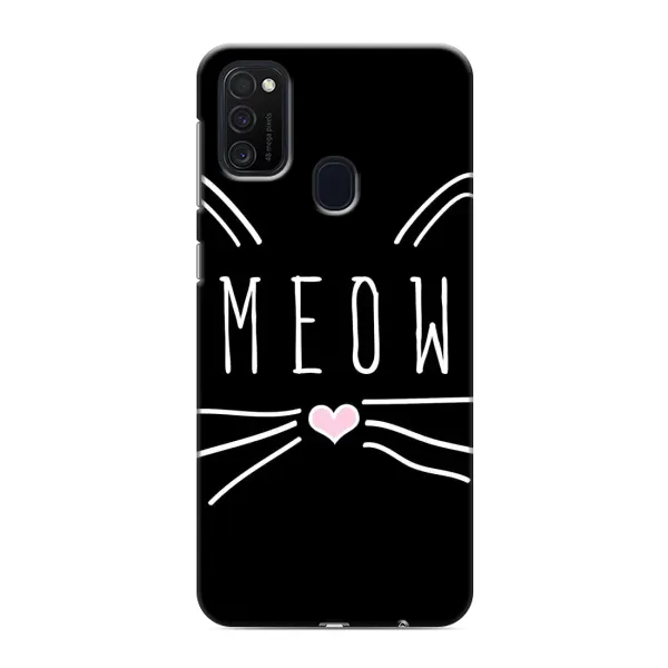 Чехол с рисунком «КОТИК MEOW» для Samsung Galaxy M21