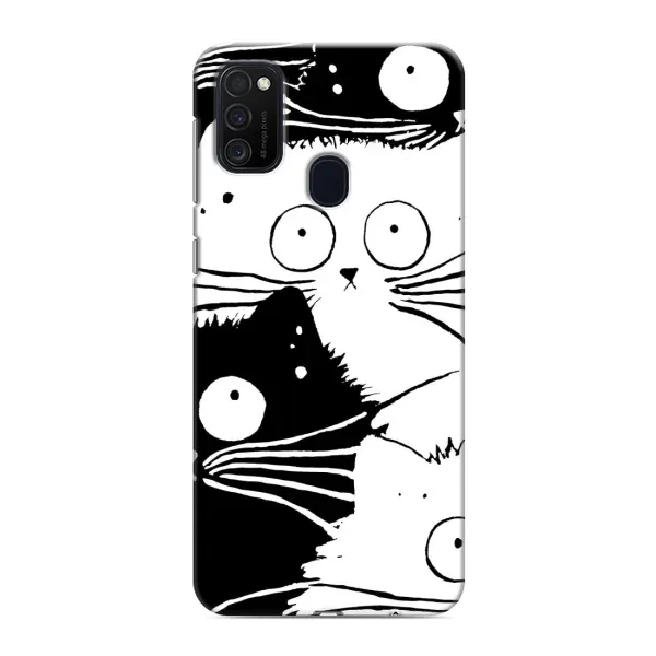 Чехол с рисунком «КОТИКИ» для Samsung Galaxy M21
