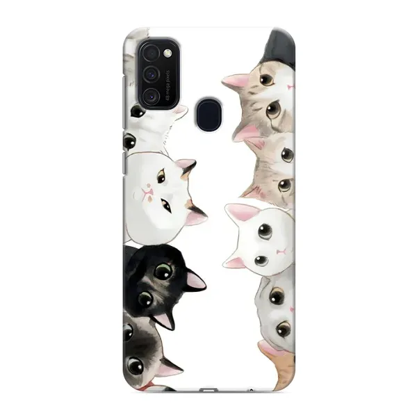 Чохол з малюнком «Коти» для Samsung Galaxy M21