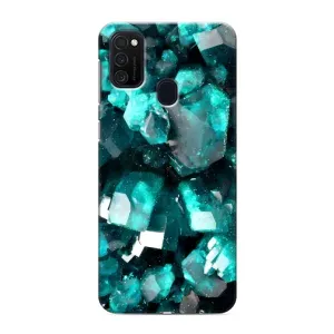 Чехол (Дорого -богато) на Samsung Galaxy M21 (Кристалы)