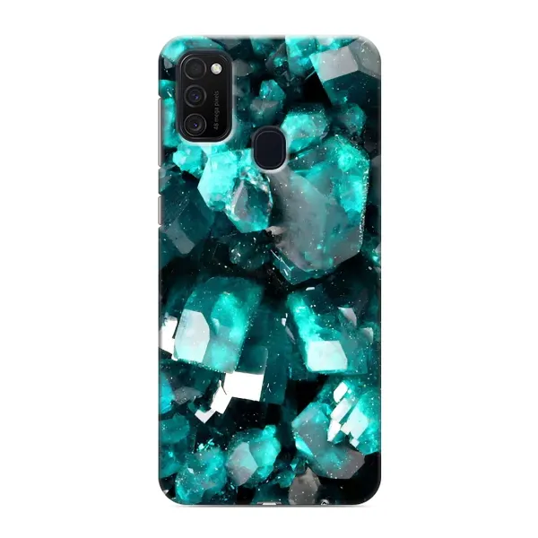 Чехол с рисунком «Кристалы» для Samsung Galaxy M21