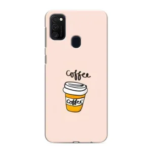 Чохол з зображенням смачної їжі для Samsung Galaxy M21 (Кружка Кави)