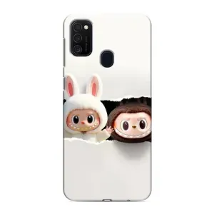 Чехол с принтом Лабубу для Samsung Galaxy M21 (Фигурки Labubu)