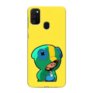 Чохол Бравл Старс для Samsung Galaxy M21 (Леон (LEON))