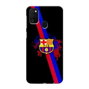 Чехол для Samsung Galaxy M21 (Барселона) (Лого Барсы)