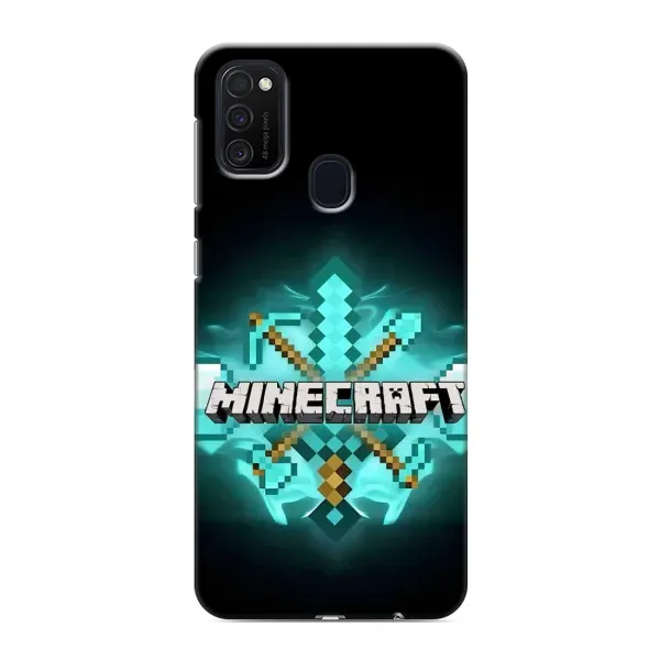 Чехол с рисунком «MineCraft 2» для Samsung Galaxy M21