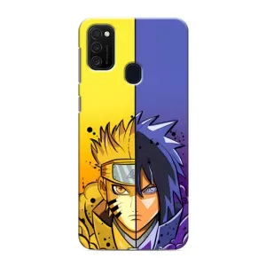 Купить Чохли на телефон з принтом Anime для Samsung Galaxy M21 (Naruto Vs Sasuke)