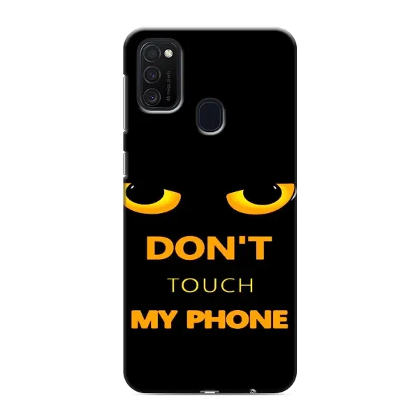 Чехол с рисунком «Не трогай мой телефон» для Samsung Galaxy M21 Чехол с рисунком «Не трогай мой телефон» для Samsung Galaxy M21