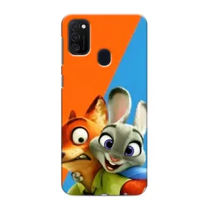 Чехлы ЗВЕРОПОЛИС для Samsung Galaxy M21 (Ник и Хопс)