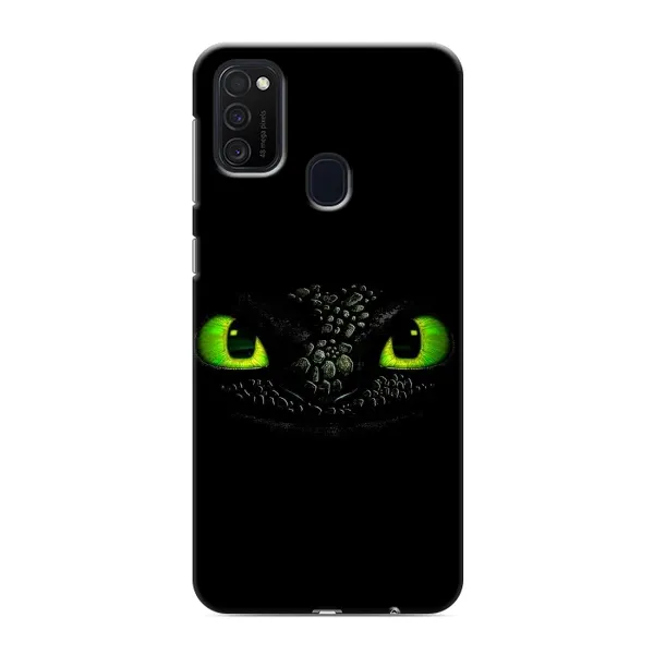 Чехол с рисунком «Глаза Беззубика» для Samsung Galaxy M21 Чехол с рисунком «Глаза Беззубика» для Samsung Galaxy M21