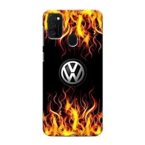 Чохол "Фольксваген" для Samsung Galaxy M21 (Вогняний Лого)