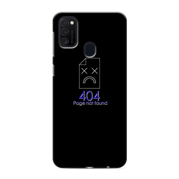 Чехол с рисунком «Ошибка 404» для Samsung Galaxy M21