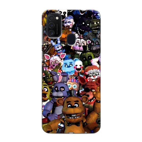 Чехол с рисунком «Персонажи Фредди» для Samsung Galaxy M21