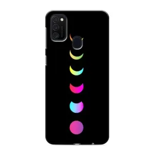 Чехол (ТПУ) с планетами на Samsung Galaxy M21 (Полнолуние)