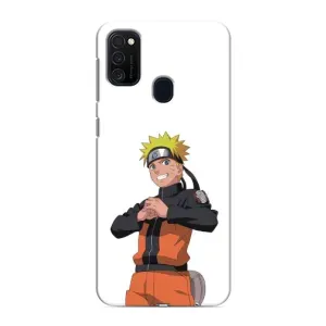 Чехлы с принтом Наруто на Samsung Galaxy M21 (Радосный Наруто)
