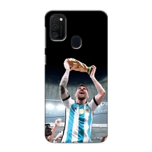 Чохли Лео Мессі Аргентина для Samsung Galaxy M21 (Щасливий Мессі)