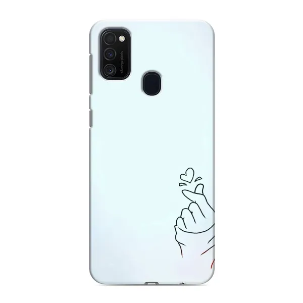 Чехол с рисунком «Сердце на голубом» для Samsung Galaxy M21 Чехол с рисунком «Сердце на голубом» для Samsung Galaxy M21