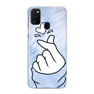 Чехлы (Знак сердечка) на Samsung Galaxy M21 (Сердечка знак)