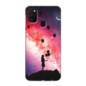Силиконовые Чехлы Любимому человеку для Samsung Galaxy M21 (Шарики в небе)
