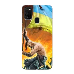 Чохол з картинкою (Патріотичний КОЗАК) на Samsung Galaxy M21 (Сильний КОЗАК)