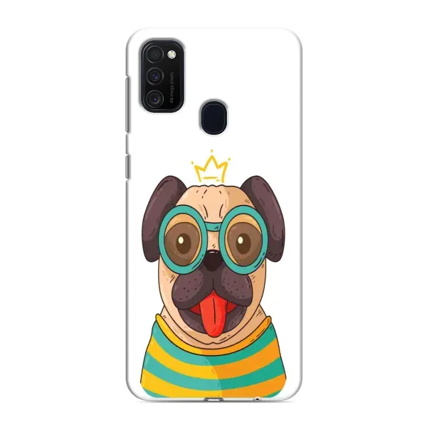 Чехол с рисунком «Собака Король» для Samsung Galaxy M21