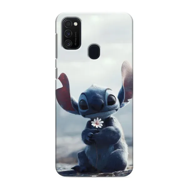 Чохол з малюнком «Стіч з квіткою» для Samsung Galaxy M21 Чохол з малюнком «Стіч з квіткою» для Samsung Galaxy M21