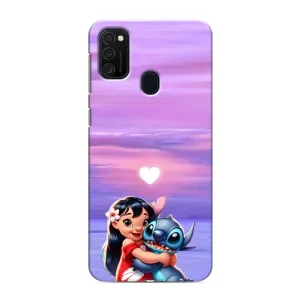 Чехол с рисунком Стич для Samsung Galaxy M21 (Стич и Лило)