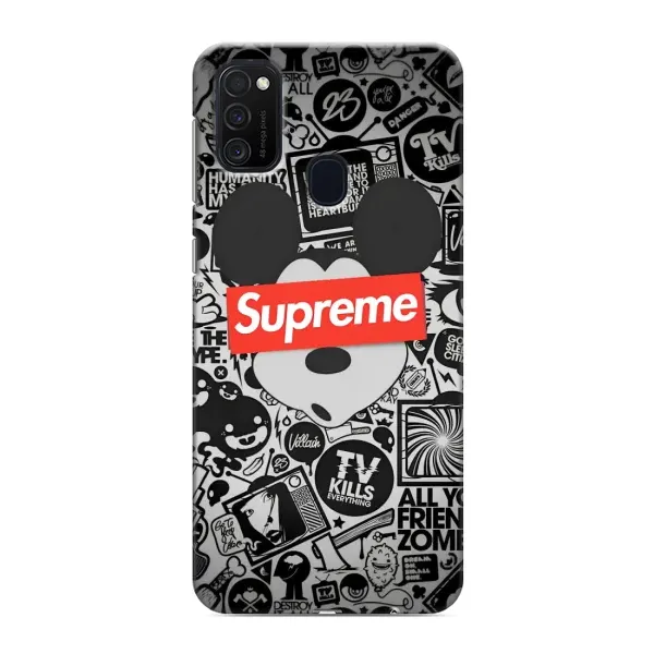 Чехол с рисунком «Supreme Маус» для Samsung Galaxy M21 Чехол с рисунком «Supreme Маус» для Samsung Galaxy M21