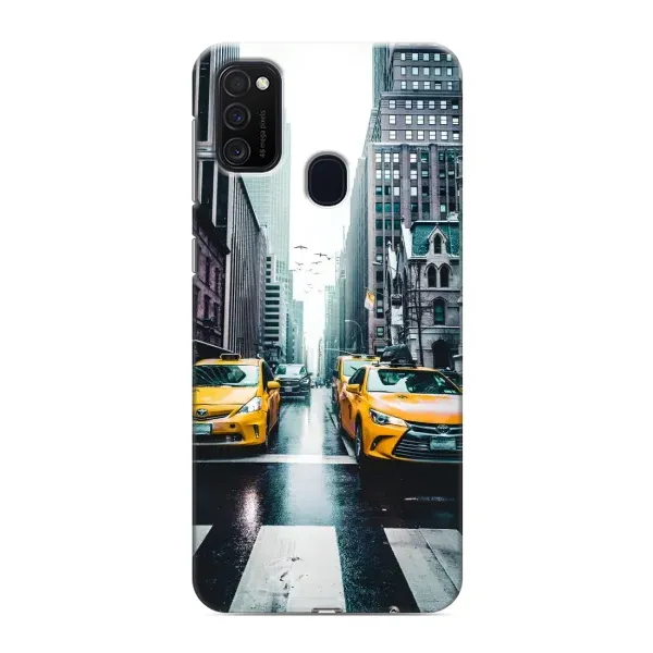 Чехол с рисунком «Такси» для Samsung Galaxy M21 Чехол с рисунком «Такси» для Samsung Galaxy M21