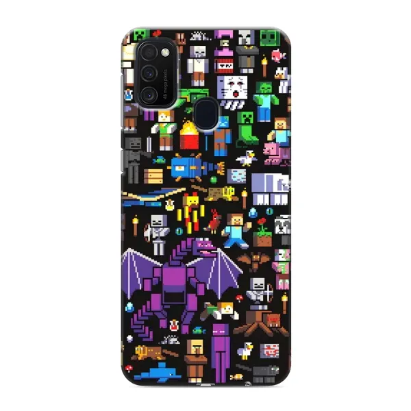 Чехол с рисунком «Все персонажи» для Samsung Galaxy M21