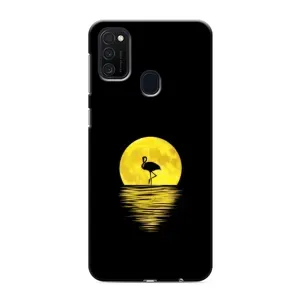 Летний Чехол на Samsung Galaxy M21 (Желтый Закат)