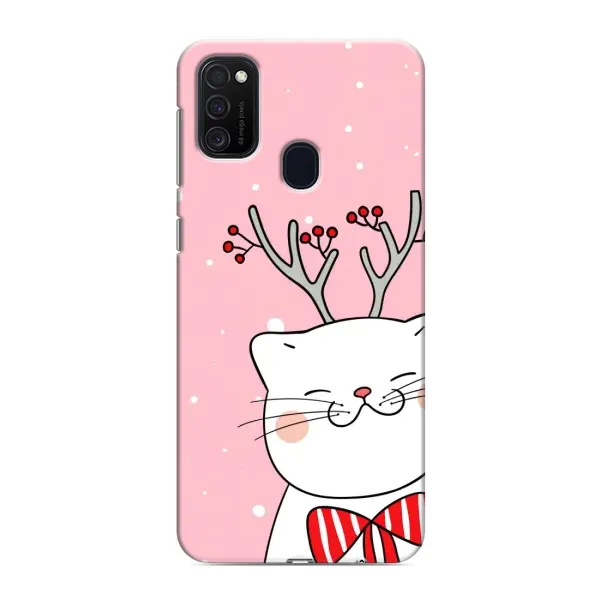 Чохол з малюнком «Зимовий кіт» для Samsung Galaxy M21 Чохол з малюнком «Зимовий кіт» для Samsung Galaxy M21