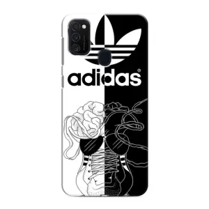 Чехол в стиле "Адидас" для Самсунг М21с (Adidas шнурки)