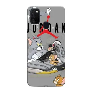 Силиконовый Чехол Nike Air Jordan на Самсунг М21с (Air Jordan)
