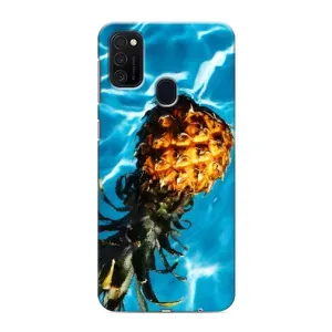 Чохол з зображенням смачної їжі для Samsung Galaxy M21s (Ананас)