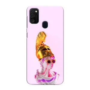 Чохол з Прикольним Принтом на Samsung Galaxy M21s (АРТ Статуя)