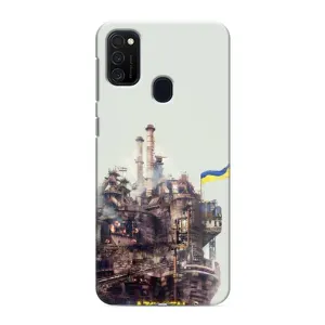 Чехлы на военную тематику для Samsung Galaxy M21s (Азовсталь)