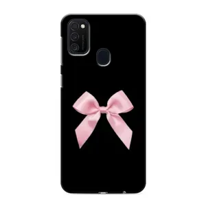 Чохол банти для Samsung Galaxy M21s (Бант на чорному)