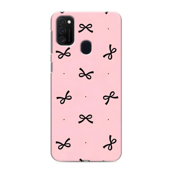 Чехол с рисунком «Черные бантики» для Samsung Galaxy M21s Чехол с рисунком «Черные бантики» для Samsung Galaxy M21s