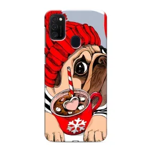 Бампер для Samsung Galaxy M21s з картинкою "Песики" (Сумний собака)
