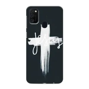 Чехлы для Самсунг М21с (Крест Иисуса) (Jesus)