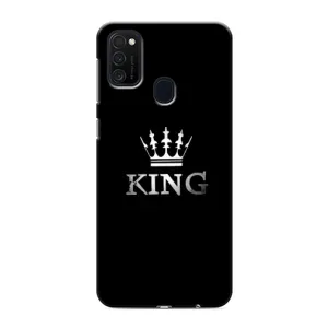 Чехол (Корона на чёрном фоне) для Самсунг М21с (KING)