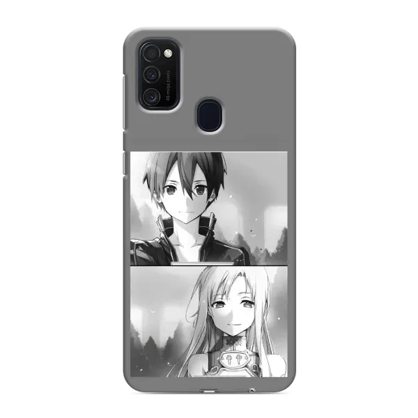 Чехол с рисунком «Кирито-Асуна» для Samsung Galaxy M21s Чехол с рисунком «Кирито-Асуна» для Samsung Galaxy M21s
