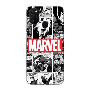 Силиконовый Чехол для Samsung Galaxy M21s (Комикс Марвел)