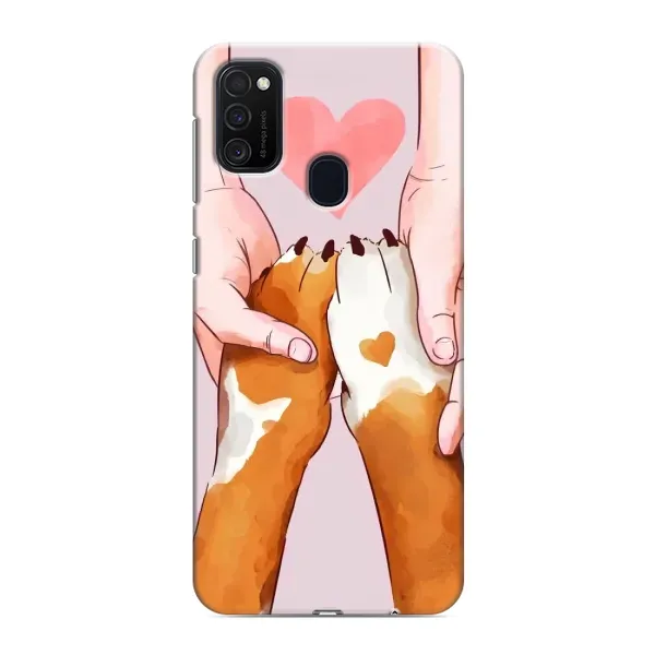 Чехол с рисунком «Любовь к собакам» для Samsung Galaxy M21s Чехол с рисунком «Любовь к собакам» для Samsung Galaxy M21s