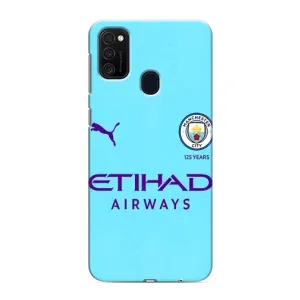 Силиконовые Чехлы принт Футбол на Samsung Galaxy M21s (Man City)