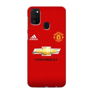 Силиконовые Чехлы принт Футбол на Samsung Galaxy M21s (Man United)