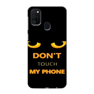 Чохол з Прикольним Принтом на Samsung Galaxy M21s (Не чіпай мій телефон)