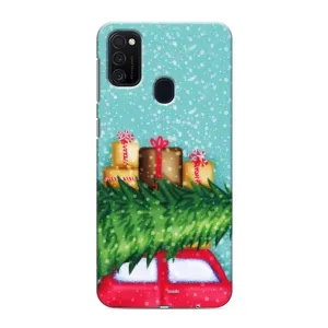 Чехол Новогодняя Елка на Samsung Galaxy M21s (Новогодние подарки)